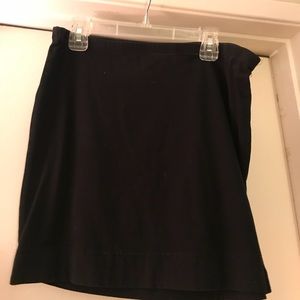 Black pencil skirt